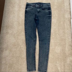 Top Shop Moto Grey Washed Jeans